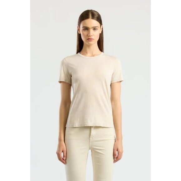 Cotton Citizen Standard Tee in Vintage Oatmeal - Picture 2 of 4